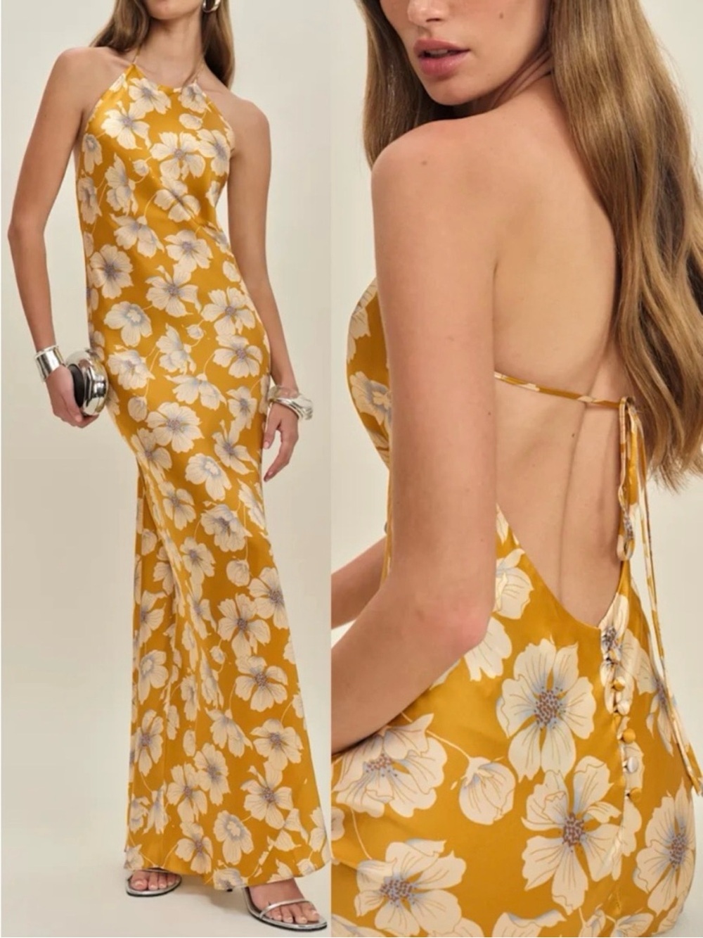 Reformation Jeany Silk Dress NWT NEW